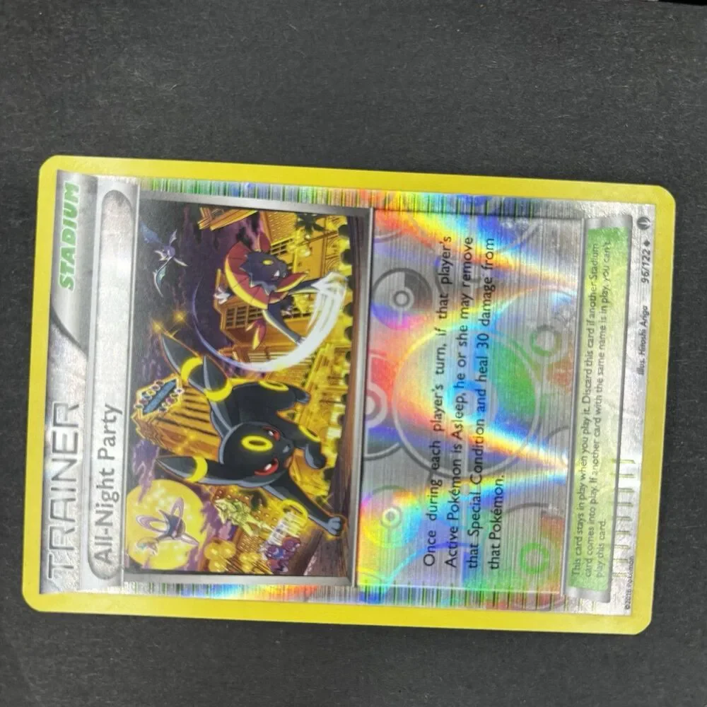 All-Night Party Reverse Holo 96/122 2016 XY Breakpoint Pokemon Card TCG NM-